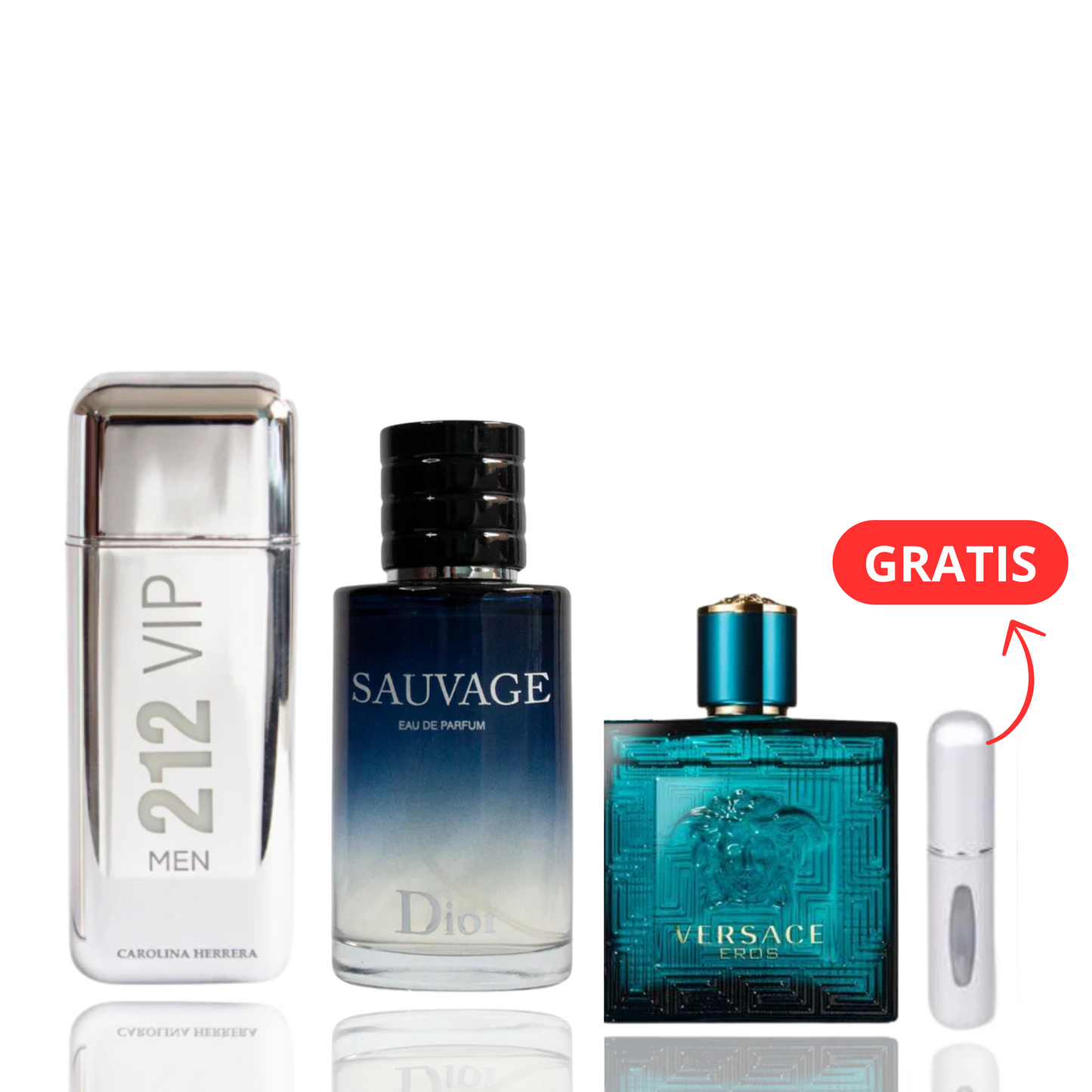 Combo Especial: 212 VIP, Eros, Sauvage