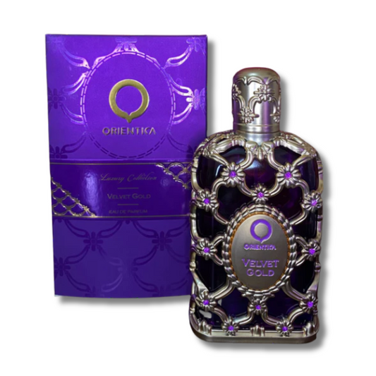 Perfume Inspirado 1.1 Orientica Velvet Gold (morada) Caja 80 ml